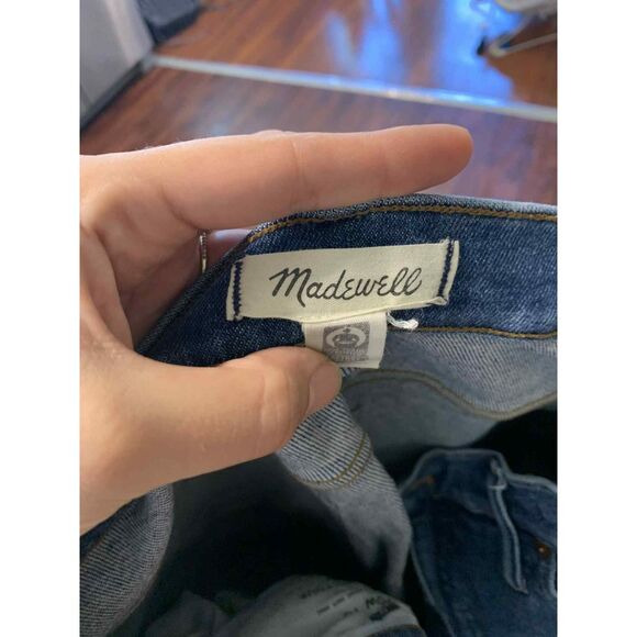 Madewell 10" Lightwash High Rise Skinny Jeans, size 31 - Picture 3 of 6